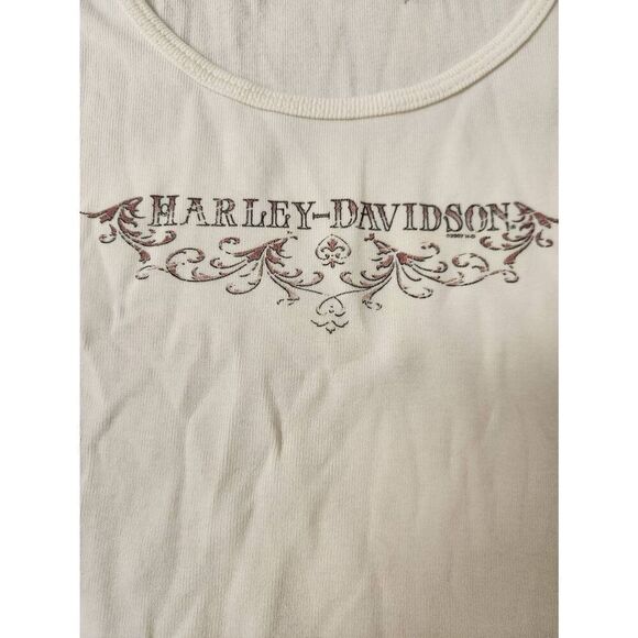 Harley-Davidson 2XL light yellow short sleeved t-shirt with Harley-Davidson on t - Picture 1 of 5